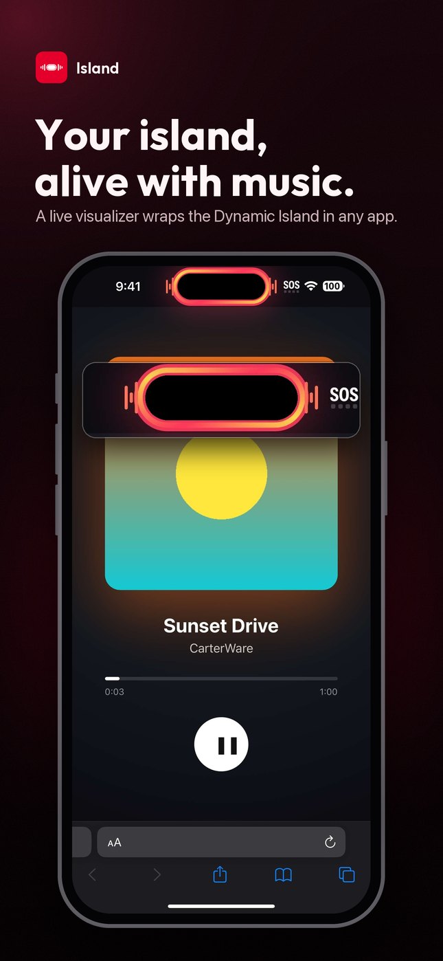 Island: Your island, alive with music.